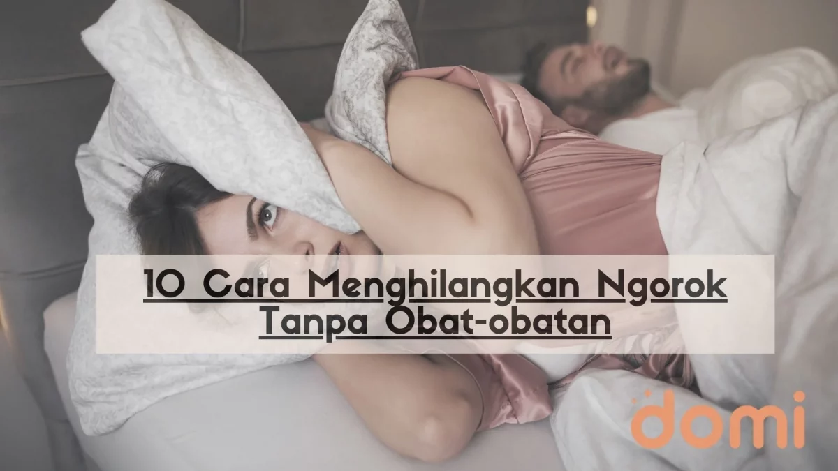 seorang wanita tidak bisa tidur karena pasangan nya ngorok