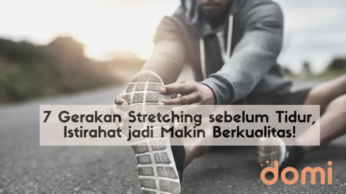 ilustrasi stretching sebelum tidur