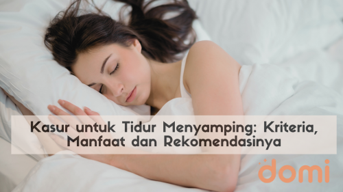 kasur untuk tidur menyamping